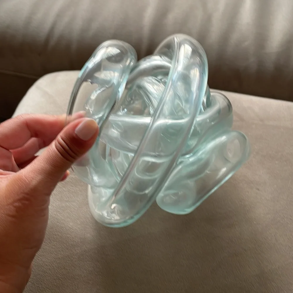 West elm glass knot